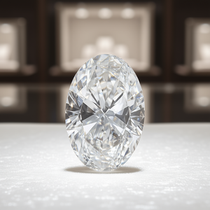 Diamant ovale cultivé en laboratoire certifié IGI 10,02 carats VVS2 - Product Image 3