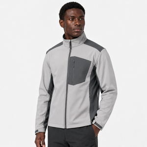 High Quality Men's Hooded Softshell Jacket <b>Waterproof</b> Windproof <b>Long</b> Thin <b>Winter</b> <b>Coat</b> OEM Custom Designs Nylon Fabric - Product Image 1