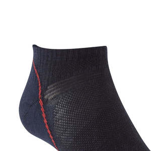 Men's <b>Ankle</b> <b>Socks</b> Breathable Knitted Sport <b>Socks</b> Summer Thin Spandex Polyester Solid Color Red Trim - Product Image 5