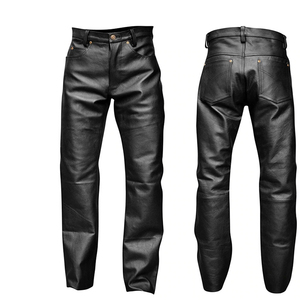 Wholesale Customized Genuine <b>Leather</b> New Design High Quality <b>Men</b> <b>Leather</b> <b>Pants</b> <b>Men</b> Outdoor Fashionable <b>Leather</b> <b>Pants</b> - Product Image 1