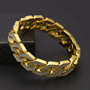 20mm Iced Out Diamond <b>Bracelets</b> Exquisite Iced Out Cuban Link <b>Bracelet</b> Moissanite Diamond Iced Out <b>Bracelets</b> with VVS Clarity. - Product Image 5