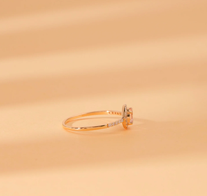 Bague de fiançailles de luxe vintage plaquée or avec halo de diamants de laboratoire haute pureté pour femme, certifiée IGI, cadeau de mariage et d'anniversaire - Product Image 3