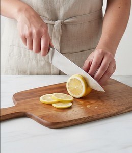 Tabla de Cortar de Madera Maciza de Alta Calidad en Tamaño Grande, Diseño Personalizado, Perfecta para la Cocina y Preparación de Queso - Product Image 4
