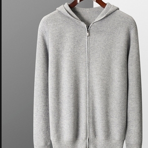 Fabricant direct d'usine, qualité professionnelle, sweat à capuche zippé pour homme, couleurs et logos sur demande du client, haute qualité - Product Image 4