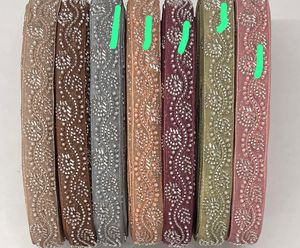 High Quality Fashionable Beige 100% Cotton Soft <b>Lace</b> Fabric Embroidered <b>Elastic</b> Mesh Fabric for Women's Dresses - Product Image 2