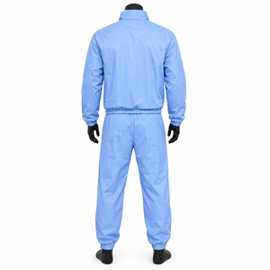 Conjunto de Dos Piezas de Chaqueta y Pantalones Deportivos de Nailon con Cremallera Personalizada, Traje Deportivo Ligero Cortavientos, Fabricante de Ropa Deportiva - Product Image 3