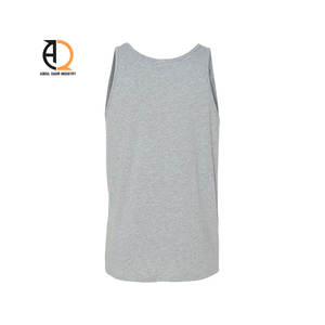 Débardeur côtelé blanc 100 % coton pour homme - Product Image 2