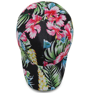 Gorra de Béisbol con Estampado Floral, Unisex, para Playa, Verano, Transpirable, de Poliéster, Casual, Ajustable - Product Image 5