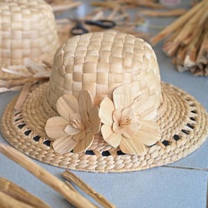 Handwoven Water Hyacinth Sun <b>Hat</b> <b>For</b> Beach Resort And Summer Fashion Collections - Product Image 2