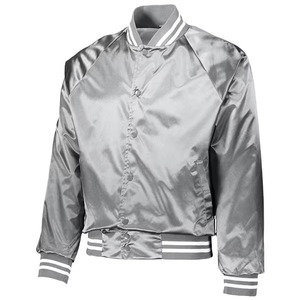 Veste en satin bleu pour homme, coupe classique, doublure en satin, col rabattu, style preppy, simple boutonnage, extérieur en polyester - Product Image 2
