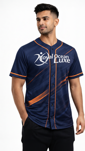 Maillot de baseball professionnel unisexe à manches courtes, grande taille, respirant, en tissu sport sublimé - Product Image 3