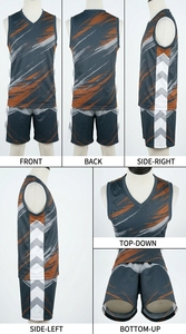 Custom Basketball Uniform Set with Sublimation Print Design - Product Image 6