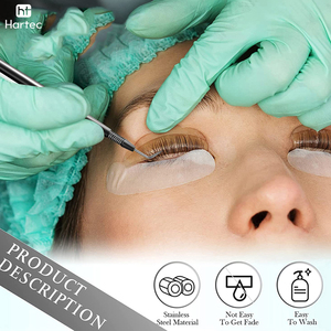 Nouveauté : Séparateur de cils et outil à crochet en acier inoxydable noir, 2 pièces, outils de lifting des cils de qualité professionnelle pour salon - Product Image 6