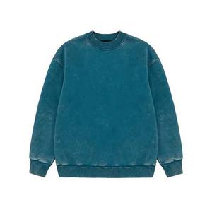 Sweat-shirt à capuche éco-responsable et durable pour homme, séchage rapide, col rond, effet délavé, vente en gros, best-seller - Product Image 5