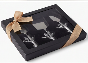 Ensemble de couteaux à fromage en acier inoxydable avec manche en forme de branche de chêne moderne, outil de cuisine durable pour servir le fromage et usage hôtelier - Product Image 3