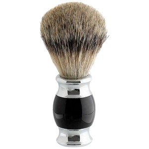 Pinceau à raser pour homme de qualité supérieure avec logo personnalisé, poils synthétiques de qualité supérieure, manche en bois, pinceau à raser pour salon de coiffure, OEM - Product Image 4