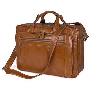 Modern Briefcase Leather Laptop <b>Bag</b> For Men Premium Business <b>Work</b> <b>Bag</b> Multi Pocket Executive Office Messenger Wholesale Supplier - Product Image 6