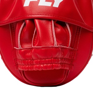 Oem Custom Made Fly Red Color <b>Focus</b> Mitts High Quality Made By Genuine Cowhide Leather Kick Boxing Training <b>Focus</b> <b>Pad</b> For Adults - Product Image 4