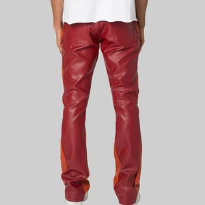<b>Mens</b> Racing Biker Style <b>Men's</b> <b>Leather</b> <b>Pants</b> Customized OEM <b>Men</b> <b>Leather</b> <b>Pant</b> - Product Image 2