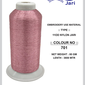 Hilo de Poliéster Metálico de Nylon SHREE VIDHATA JARI Premium, Hilo Zari 110D de Alta Resistencia a la Tracción, Hilo Brillante Duradero 1020 - Product Image 1