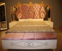 Ensemble de chambre à coucher complet, panneau de particules personnalisé, design moderne capitonné, rangement, housse amovible - Haute qualité, abordable, garantie 1 an