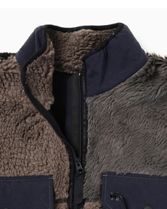 Vestes en polaire sherpa pour enfants personnalisées OEM |   Vêtements d'extérieur thermiques à poils longs pour l'hiver |   Col à fermeture éclair unisexe, marque privée - Product Image 6