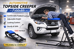 Cama de trabajo mecánica ajustable y plegable para automóviles con plataforma acolchada para camiones y SUV OEM Vietnam GAPGAR035 - Product Image 5