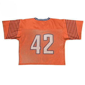 Camiseta Deportiva de Fútbol Americano de Alta Calidad, Impresión por Transferencia de Calor, Nombre y Número del Equipo Personalizados, Uniforme de Talla Grande, 100% Frontal - Product Image 6