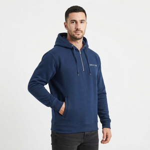 Vente en gros de sweats à capuche pour hommes, écologiques, surdimensionnés, à cordon de serrage, grammage lourd, avec logo personnalisé - Product Image 5