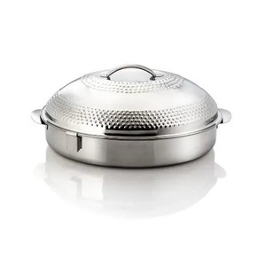 Casserole en métal la plus vendue avec couvercle, chauffe-plat isolé pour la maison, les mariages, la restauration, les hôtels, conteneur alimentaire - Product Image 1