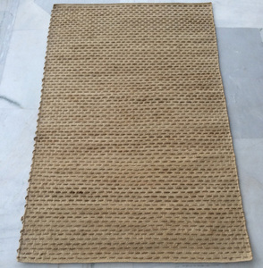 Tapis en jute tissé à la main AISHA FABS, grand format, élégant, moderne, antidérapant, à rayures, pour la décoration de porte - Prix d'usine - Product Image 1