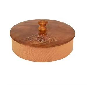 Caja de Madera Artesanal Premium para Chapati y Roti con Tapa - Product Image 4