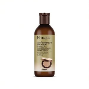 Shampoo antipelliculaire Harajeu pour cuir chevelu sec, flacon brun - Product Image 2
