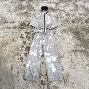 Veste de survêtement unisexe légère, écologique, respirante, imperméable, coupe-vent, à capuche, manches longues, couleur unie, décontractée, avec fermeture éclair latérale - Product Image 5