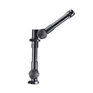 Support de tablette et ordinateur portable professionnel en aluminium pour rail de siège de voiture, avec fixation télescopique à dégagement rapide pour iPad et appareil photo - Product Image 1
