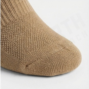 Crew <b>Socks</b> Solid Color Knitted Cotton Breathable Daily Wear Autumn Adults Regular Style - Product Image 6