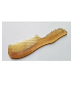 Peine de cuerno artesanal de primera calidad para el cuidado del cabello, peinado, desenredado, peluquería profesional, cuidado de belleza, superficie lisa - Product Image 6