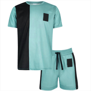 Conjunto de Pantalones Cortos para Hombre, Estilo Hip Hop, 100% Algodón, Estampado Sólido, Transpirable, de Secado Rápido, Antibacterial, Ecológico, para Verano - Product Image 1