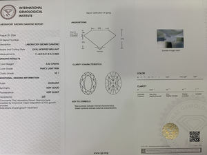 เพชรทรงรี 1.05 กะรัต ขายส่ง ได้รับการรับรองจาก IGI ความสะอาดระดับ VVS เพชรเม็ดเดี่ยวสำหรับทำเครื่องประดับ เพชรแฟนซีสีชมพู CVD ผลิตในห้องปฏิบัติการ - Product Image 5