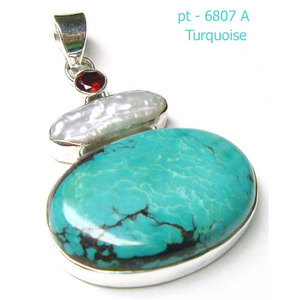 Colgante unisex de moda para uso diario con bisel de plata de ley 925 y drusa de ágata natural, joyería artesanal al por mayor de Jaipur. - Product Image 2