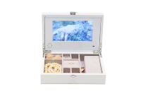 Boîte-cadeau vidéo LCD personnalisée de 7 pouces avec présentoir à bijoux pour les mariages Cadeau d'affaires promotionnel en papier de qualité supérieure
