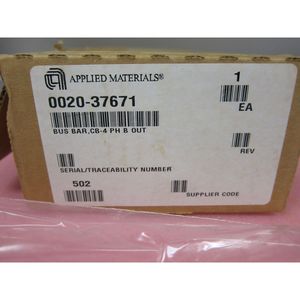 บัสบาร์ AMAT 0020-37671, CB-4 PH B Out, 397090 - อุปกรณ์และอะไหล่เซมิคอนดักเตอร์ระดับโลกที่เชื่อถือได้ - Product Image 1