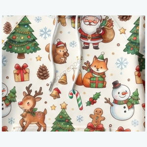 Winter 2026 Women's Christmas Graphic Hoodie Lightweight Long Sleeve Hooded Sweatshirt Western Outfit 100% Polyester Breathable - Product Image 5