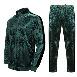 Chándal de Invierno de Terciopelo para Hombre, Diseño de Lujo Personalizado de Alta Calidad, Estilo Hip Hop, 100% Algodón, Lavable, Cierre con Cordón, Nueva Llegada - Product Image 1