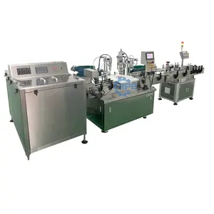 Hot sale liquid filling capping machinery small scale drop bottle filling capping machine speed 20-30 bottle per minute