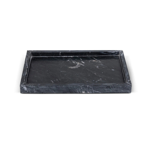 Antique Colorful Marble Serving Tray Rectangle Shape Handmade Perfect for Upscale Restaurant and Elegant Tea Service Supply - Product Image 1