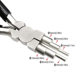 4.5-inch pink Needle Nose Round Nose Diagonal Pliers Three-piece Blister case Mini Jewelry Pliers Tool Manufacturer Suppliers - Product Image 5