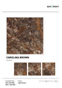 Carreaux de sol en porcelaine élégants à finition brillante 60x60cm 600x600mm, choix de revêtement de sol poli pour villas résidentielles, appartements - Product Image 3