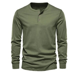Stylish Design Wholesale Premium Quality Long Sleeve Knitted Silk/Cotton Eco-Friendly Breathable Slim Fit T-Shirts for Men - Product Image 6