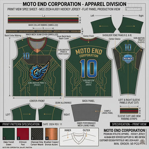 Camiseta de Hockey sobre Hielo con Bandera, Manga Corta, de Poliéster Transpirable de Secado Rápido, para Entrenamiento, Partido, Venta al por Mayor, Pedidos de Equipo - Product Image 1